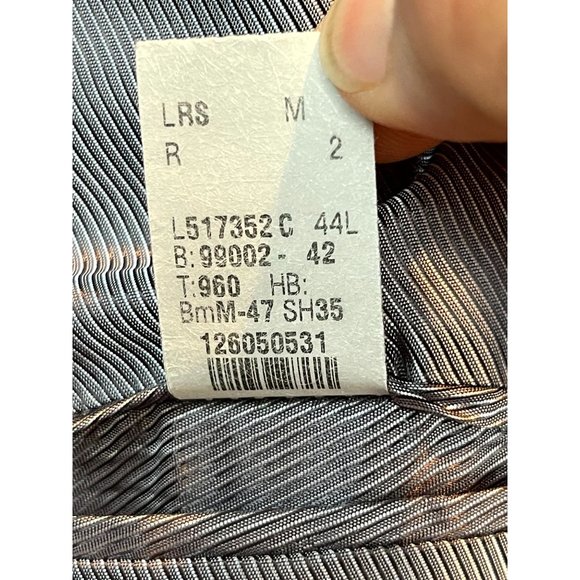 Calvin Klein Mens Blazer Coat Jacket 100% Wool Single Breasted Black Size 44L - Picture 7 of 8